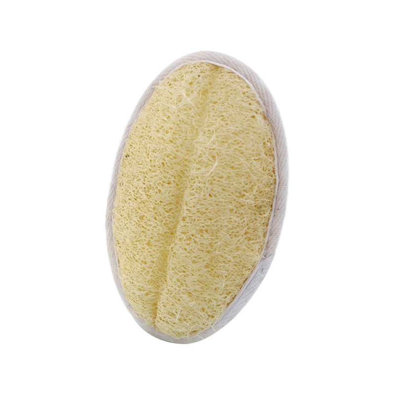 Badgereedschap Loofah-spons voor exfoliatie en zachte reiniging, dubbelzijdige scrubber
